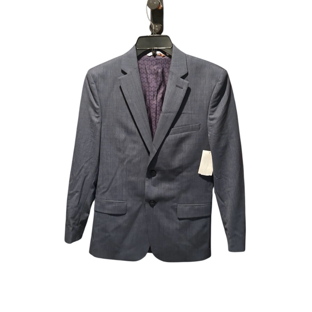 Pino Porte Boys Wool Blend Suit Jacket Blazer in Blue Size 16 NWOT